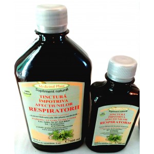 Tinctură împortiva afecţiunilor respiratorii (500 ml) Tinctură împortiva afecţiunilor respiratorii (500 ml)